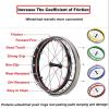 Silicone Wheelchair Push Rim Covers, Wheelchair Rear Wheel Cover, Non-Slip Wear-Resistant Hand Push Cover for Improve Grip and Traction22in/Orange view 4