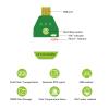1Pack Temperature Data Logger,USB Disposable Temperature Recorder with 18000 Points,PDF Reports High Accuracy Single Use IP67 Water Resistant for Frozen Transportation Cold Chain (60 Days) (90 Days) view 2