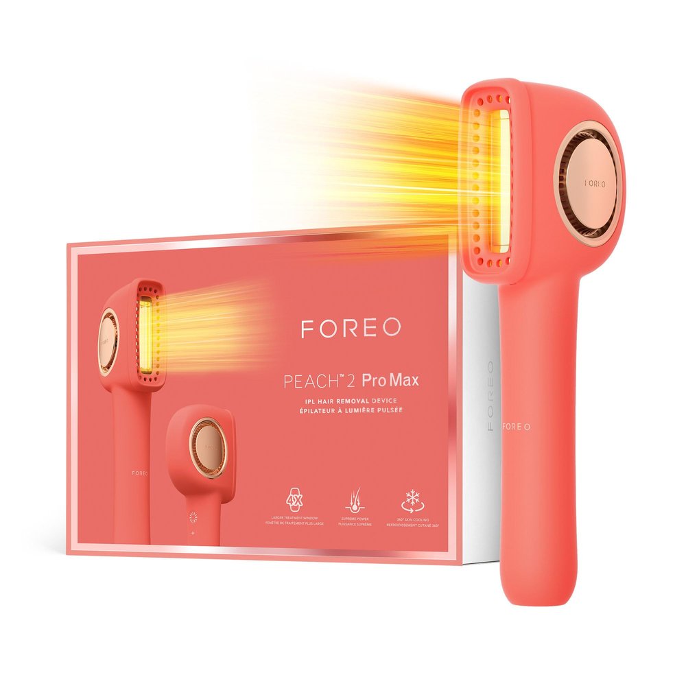 FOREO PEACH 2 Pro Max IPL Hair Removal Device - Beauty & Personal Care