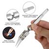 Asyduey 5PCS Ceramic Tip Electronic Soldering Tweezers,Anti-Static Reverse Acid Chuck Ceramic Tweezers Easy to Use -B view 4