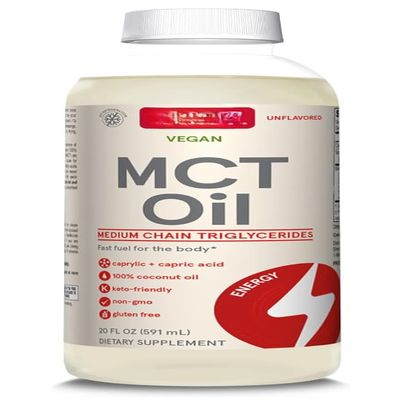 MCT Oil 100% Coconut-Derived 591ml Supports Energy & Metabolism Unflavored?