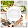 Outdoor Wash Basin, Folding Water Container Bucket, Portable Clear Washtub Cleaning, Camping Accessories for Washing Dishes Kitchen Use, Compact Convenient Wash Solution view 4