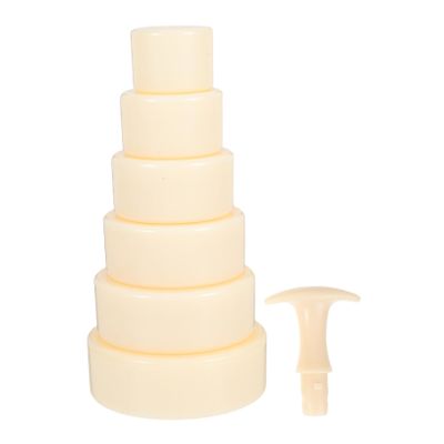 Cabilock Silicone Tart Molds Set with Removable Handle and Live Bottom, Easy Pressing for Egg Tart Shells, Baking Tool for Making Types of Pies