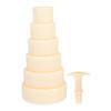 Cabilock Silicone Tart Molds Set with Removable Handle and Live Bottom, Easy Pressing for Egg Tart Shells, Baking Tool for Making Types of Pies view 1