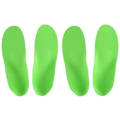 EVTSCAN ARCH SUPPORT SHOE INSOLES CUSHIONED FOR PAIN RELIEF SUPPORTING FLAT FEET & ARCHES WITH PU FOAMING MATERIAL BLUE GREEN 24CM 38 SIZE