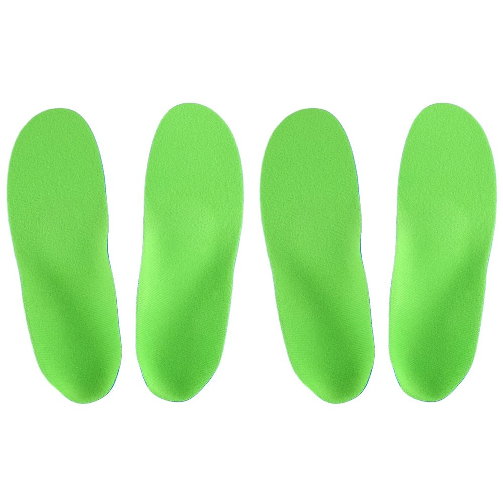 EVTSCAN ARCH SUPPORT SHOE INSOLES CUSHIONED FOR PAIN RELIEF SUPPORTING FLAT FEET & ARCHES WITH PU FOAMING MATERIAL BLUE GREEN 24CM 38 SIZE