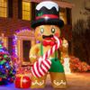 Housen Solutions CIS005R Christmas Inflatables Gingerbread with Gift view 1