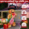 Housen Solutions CIS005R Christmas Inflatables Gingerbread with Gift view 3