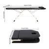 niorttkx Foldable Massage Table, Portable Spa Beauty Bed, Salon Beauty Recliner, Foldable Massage Table Tattoo Bed Couch SPA Chair (Black) view 3