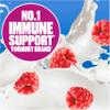 Katsy Style Peach No Added Sugar Fat-Free Yogurt Multipack 4 x 115g & 0% Fat Raspberry Yogurt Drinks 8 x 100g | Delicious & Nutritious Dairy Selection view 3