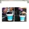 10L Foldable Silicone Bucket for Fishing, Camping, and Car Washing view 2