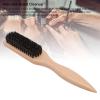 4pcs Ergonomic Wooden Beard Brushes for Men - Ideal for Grooming Mustaches and Hair, Ideal Barbershop Quality view 3