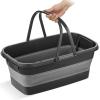 Portable Foldable Mop Bucket: Convenient Outdoor Cleaning Companion view 2