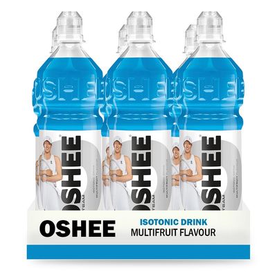 OSHEE Fruit Flavor isotonic Drink 750ml (Pack of 6) - Addition of Vitamins and L-carnitine Sugar Free Hydration Vitamin Drinks