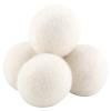 6Pcs 6cm Wool Balls Water Absorption Eliminates Static Laundry Replacement with Softener Balls Made From Materials for Clothes Drying Wool Fabric Softener Saves Money