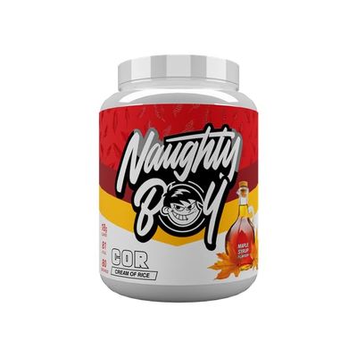 Naughty Boy Cream of Rice 80 Servings - Cream of Rice Supplement, Clean Carbs for Optimal Performance, Incredible Taste & Easy to Digest, Low Sugar, Low Fat, Vegan Friendly, 2kg - Maple Syrup