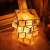 Himalayan Salt Lamp, Handcrafted 4 Layer Crystal Design with Brightness Control, Night Light for Bedroom, USB view 3