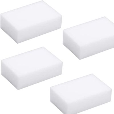 16-Pack Kitchen Scrub Sponges - Versatile Anti-Scratch Sponge with Heavy Duty Power - Soft and Fast Cleaning Cleaning Brush for Utensils, Pans, Pans and Hard Stains (White, 16pcs)