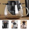 MZY LLC 2 Pcs Reusable Pour Over Coffee Filter, Stainless Pour Over Coffee Dripper Easy to Clean for Home,Office, Travel, Camping view 3