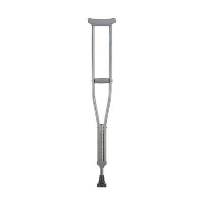 Underarm Anti-Skid Cane Stainless Steel Turn Telescopic Walking Stick Disabled Elderly Crutches