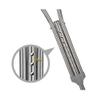 Underarm Anti-Skid Cane Stainless Steel Turn Telescopic Walking Stick Disabled Elderly Crutches view 2