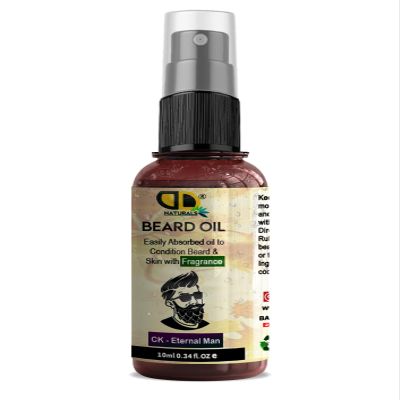 DD Teck C-K Eternal Man Beard Essential Oil | Beard Care for Men | Softens, Hydrate & Conditions Facial Hair | Promotes Growth, Reduces Dryness & Itching, Enhances Shine and Appearance (10ml Spray)