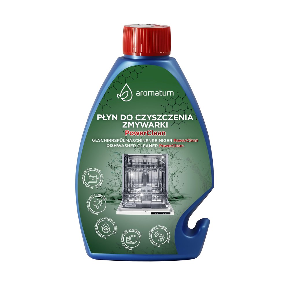 Deep Dishwasher Cleaner Liquid cleaner against limescale and grease for a clean dishwasher Value pack with 5x 250ml dishwasher cleaner