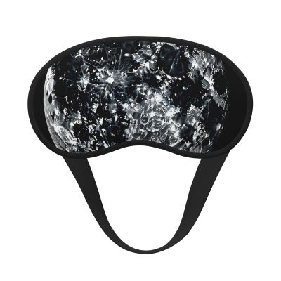 Moon Sleep Mask for Side Sleeper, Light Blocking Night Masks for Sleeping Eye Mask for Women Men Eye Cover Soft Comfortable Eye Shade for Travel, Nap