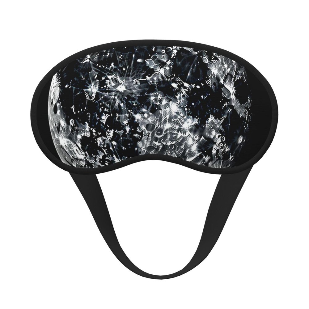 Moon Sleep Mask for Side Sleeper, Light Blocking Night Masks for Sleeping Eye Mask for Women Men Eye Cover Soft Comfortable Eye Shade for Travel, Nap