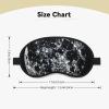 Moon Sleep Mask for Side Sleeper, Light Blocking Night Masks for Sleeping Eye Mask for Women Men Eye Cover Soft Comfortable Eye Shade for Travel, Nap view 4