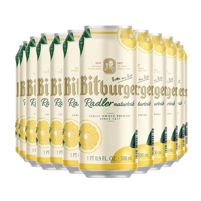 Bitburger | Naturally Cloudy Radler 1.9% ABV | 12 x 500ml