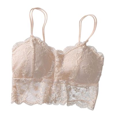 Women's Sexy Lace Bra - Underwired - Spaghetti Straps - Push Up Bra - Casual Comfortable Breathable Bralette for Daily Sports
