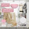 Comprehensive Sourdough Starter Kit with Baking Mat, Scale, Danish Whisk, and Banneton Baskets - All-in-One Sourdough Kit for Perfect Bread Making - Ideal Sourdough Baking Kit for Beginners view 3