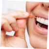 Healeved Interdental Brushes 80pcs (2 Boxes Orange) Elastic Gum Massage Tooth Cleaning Supplies for Teeth Gaps Oral Care Between Cleaning view 4