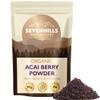 Sevenhills Wholefoods Organic Raw Acai Berry Powder 200g, Freeze-Dried view 1