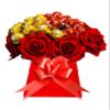 Chocolate Ferero Lint Bouquet Hamper Personalised For Men Women Red Blue Pink White Green (Extra large) view 1