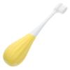 ERINGOGO Toddler Manual Toothbrush for Kids with Soft Pbt Bristles, Safe and Comfortable to Hold, Yellow Creative Design Suitable for Children Aged 2-5 Years view 1