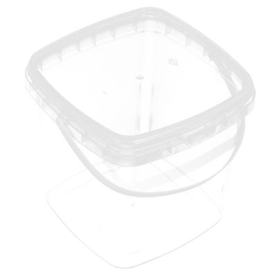 SOIMISS Milk Jug 0.5 Gallon Pp Bucket with Lid and Handle, 2l