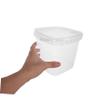 SOIMISS Milk Jug 0.5 Gallon Pp Bucket with Lid and Handle, 2l view 4