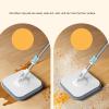 Set Self 360 Degree Rotating Square Mop with Dirty Water Separation Compartments and Adjustable Handle for Hardwood Tile Marble Floors Spin Mop and Bucket Home view 2