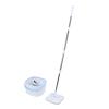 Set Self 360 Degree Rotating Square Mop with Dirty Water Separation Compartments and Adjustable Handle for Hardwood Tile Marble Floors Spin Mop and Bucket Home view 3