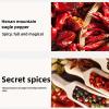 BaiLiSnacky Spicy Strips 5 Packs, Spicy Snacks, Chinese Special Casual Snack Food,Traditional Gluten,super Spicy Spicy Stick view 2