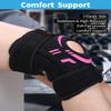 ABYON Knee Support for Men and Women Meniscus Tear, Arthritis, ACL, MCL - Adjustable Knee Brace, Neoprene Patella Stability Wrap with Dual Side Spring Stabilizers for Pain Relief & Injury Recovery view 2