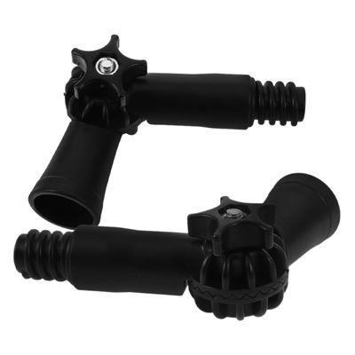 Gatuida 2pcs Igadpole Accessories Extension Pole Hinge with Rotatable Angle Adapter for Window Cleaner Brush and Paint Roller Extension Pole Angle Adapter, Plastic Material with Easy