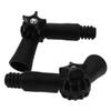 Gatuida 2pcs Igadpole Accessories Extension Pole Hinge with Rotatable Angle Adapter for Window Cleaner Brush and Paint Roller Extension Pole Angle Adapter, Plastic Material with Easy view 1