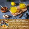 2Box Natural Turmeric Ginger Cinnamon Tea Bags, 100% Organic Hand-made Blend of Turmeric, Cinnamon and Ginger Herbal Tea. No Sugar, No Caffeine, No Gluten, Vegan view 2