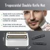 2-Pack Replacement Shaving Foils and Blades Compatible with BaBylissPRO Double FXFS2 Metal Shaver Replacement Foil (Silver) view 2