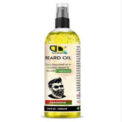Jasmine Beard Essential Oil |Nourishing & Aromatic Essential Oil for Beard Care | Softens, Hydrate & Conditions Facial Hair | Promotes Growth, Reduces Dryness & Itching (250ml Spray)