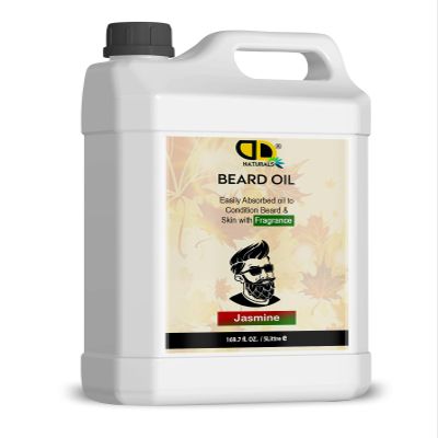 Jasmine Beard Essential Oil |Nourishing & Aromatic Essential Oil for Beard Care | Softens, Hydrate & Conditions Facial Hair | Promotes Growth, Reduces Dryness & Itching (5 Litter)