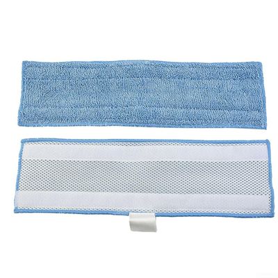 2 Pack Washable Microfibre Mop Cloths, for Moppy Steam Cleaner Reusable Cleaning Pads Easy Attachment Floor Cleaner Replacement